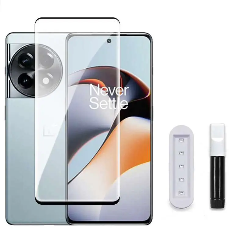 11-11r-f Curved UV Tempered Glass for OnePlus 11R 5G | Reddmart - Image 1