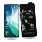D+ Matte Tempered Glass for Mi 11X Pro 5G | Reddmart