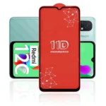 11D Tempered Glass for Redmi 12C (Pack of 2) | Reddmart