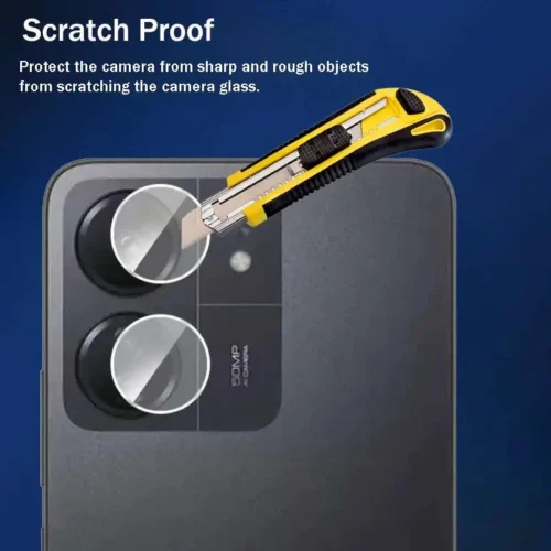 11D Tempered Glass + 9H Lens for Redmi 13C (Pack of 2) | Reddmart - Image 4