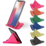 Pyramid Shape Hard Plastic Phone Stand Holder ? Universal Fit (Pack of 1, Random Color) | Reddmart