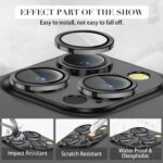 Metal Ring Lens Protector for iPhone 13 Pro / 13 Pro Max (Black) | Reddmart - Image 2