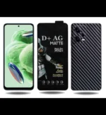 D+ Matte Tempered Glass + 3D Back Skin for Redmi Note 12 5G | Reddmart