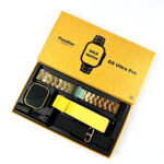 G9 Ultra Pro Smartwatch Gold Edition with IP68, Compass & 3 Straps | Reddmart - Image 4