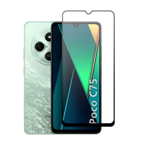 11D Tempered Glass for POCO C75 5G (Pack of 2) | Reddmart