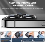 Metal Ring Lens Protector for iPhone 13 Pro / 13 Pro Max (Black) | Reddmart - Image 5