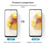 11D Tempered Glass for Motorola G73 5G (Pack of 2) | Reddmart - Image 4