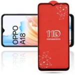 11D Tempered Glass for OPPO A18 (Pack of 2) | Reddmart