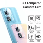 11D Glass + 3D Lens Protector for Oppo A78 5G | Reddmart - Image 3