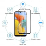 11D Tempered Glass for Redmi 12C (Pack of 2) | Reddmart - Image 4