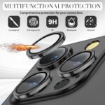 Metal Ring Lens Protector for iPhone 13 Pro / 13 Pro Max (Black) | Reddmart - Image 4