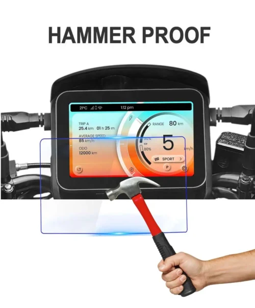 Digital Instrument Console Screen Protector for Hero Vida V1 PRO / PLUS – Scratch Resistant (Pack of 1) | Reddmart - Image 2