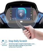 Digital Instrument Console Screen Protector for TVS iQube S – Scratch Resistant (Pack of 1) | Reddmart - Image 3