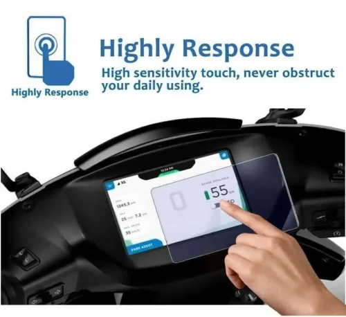 Digital Instrument Console Screen Protector for Ather 450X – Scratch Resistant (Pack of 1) | Reddmart - Image 4