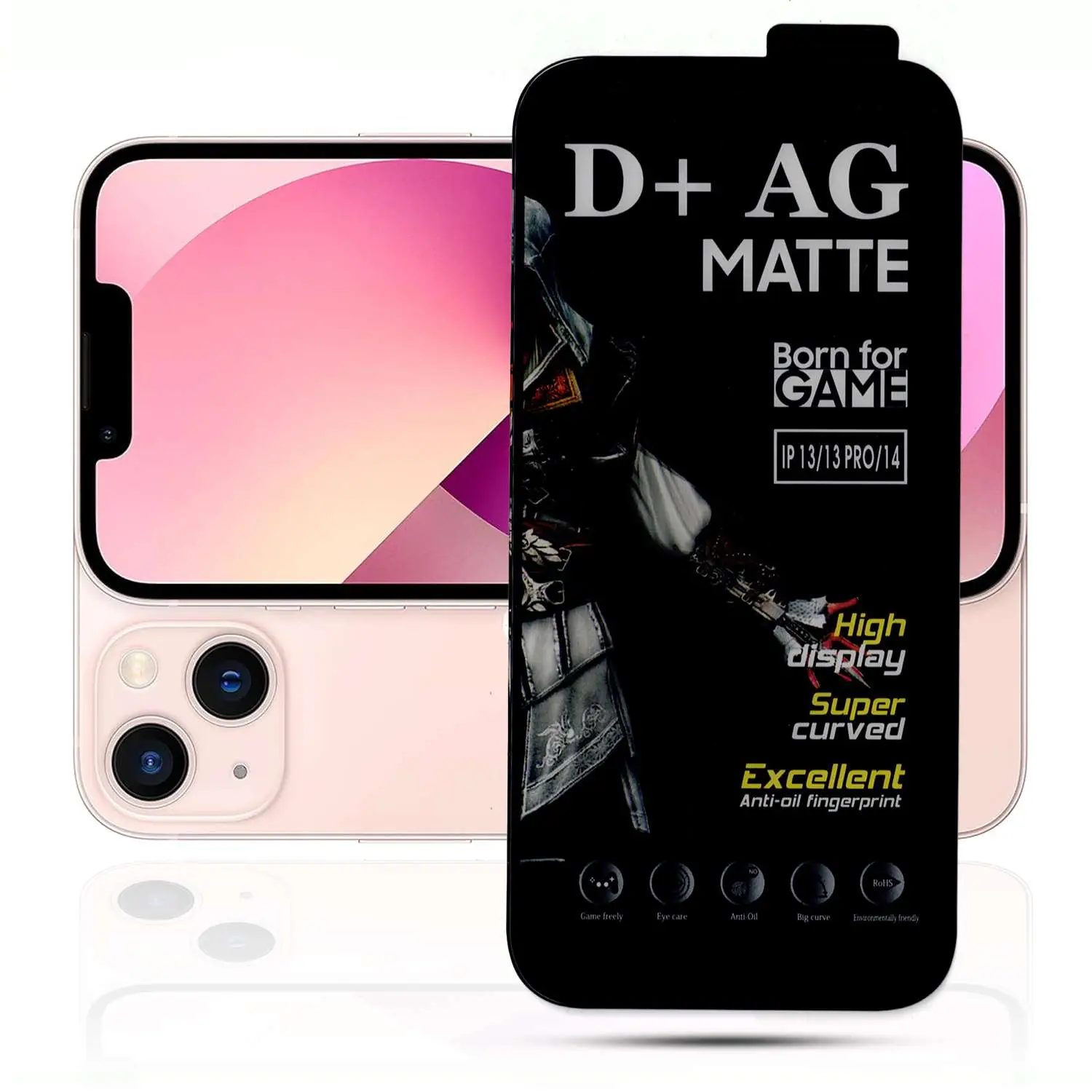 ip13ff AG Matte Gaming Glass for iPhone 13 | Reddmart - Image 1