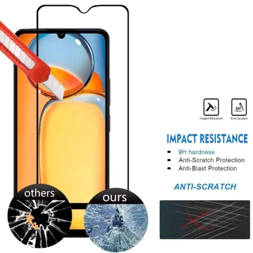 11D Tempered Glass + 9H Lens for Vivo T2x 5G (Pack of 2) | Reddmart - Image 2