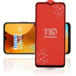 11D Tempered Glass for Tecno Spark 10 (Pack of 2) | Reddmart