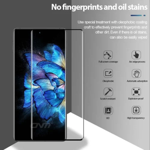 UV Curved Tempered Glass for Vivo X80 Pro | Reddmart - Image 3